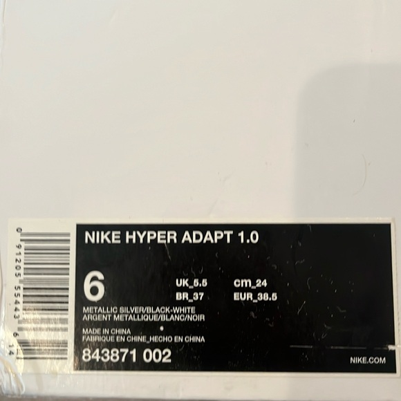 Nike hyper adapt 1.0 men’s size 6 - Picture 8 of 9